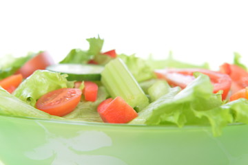 salad with vegetable