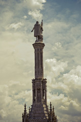 Statue Square colon Spain, madrid