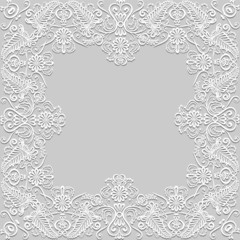 paper lace frame