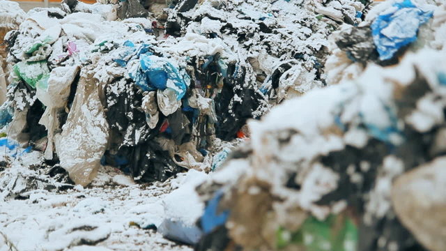 dump, garbage, waste landfills,  polymers