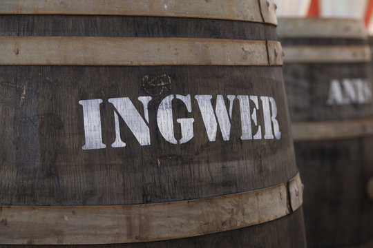 Ingwer im Fass