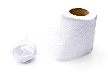Tissues on a white background