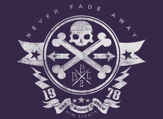 Bad bones crew © Tshirt-Factory.com