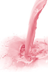 strawberry milk splash