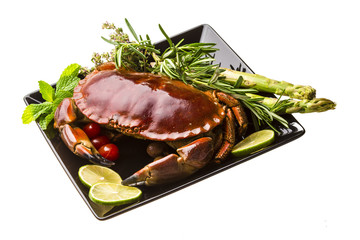 Big boiled crab