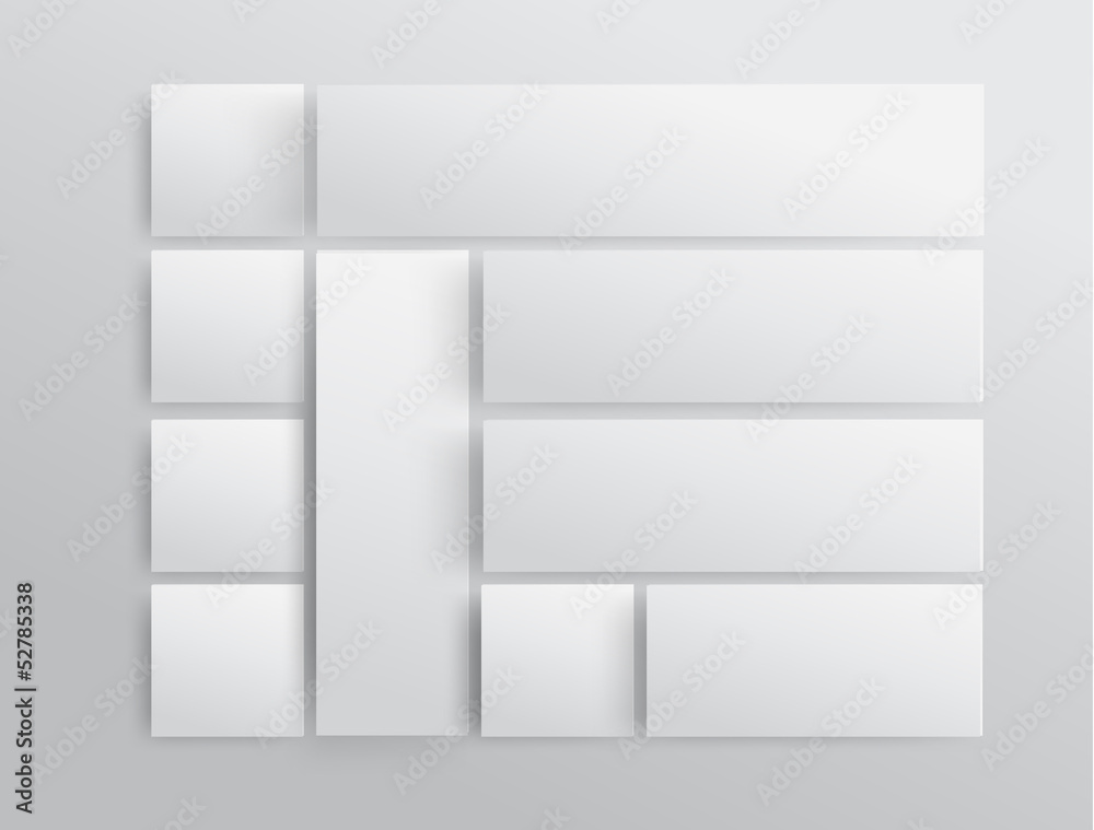 Poster vector modern design template