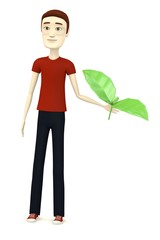 3d render of cartoon character with salat