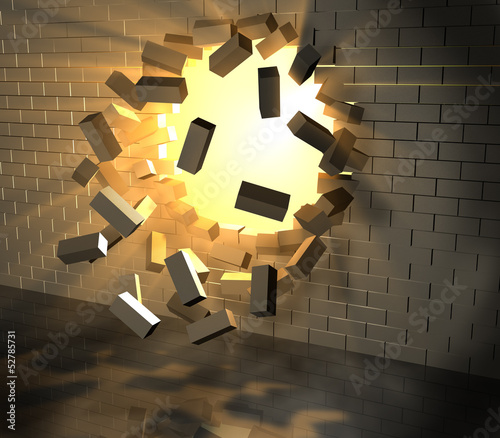 Was Kostet Ein Mauerdurchbruch Für Eine Tür "Mauer Durchbruch" Stockfotos und lizenzfreie Bilder auf Fotolia.com