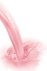 strawberry milk splash