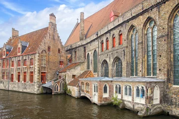 Gordijnen Historic Centre of Brugge, Belgium © Marina Ignatova