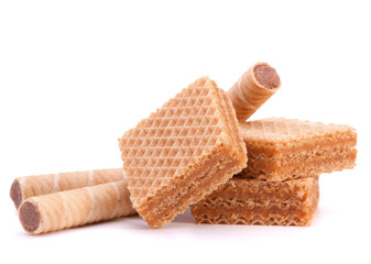 Wafers or honeycomb waffles