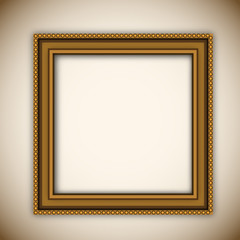 Photo frame on abstract background.