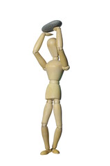 standing wooden dummy