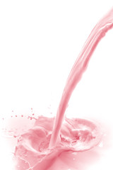 strawberry milk splash
