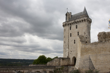 Fototapeta na wymiar Castello di Chinon - Valle Loira