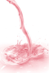 strawberry milk splash