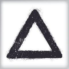 grunge triangle