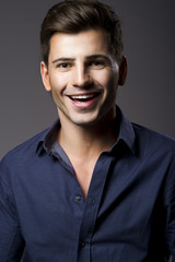 Obraz premium Fashion shot of a young handsome man