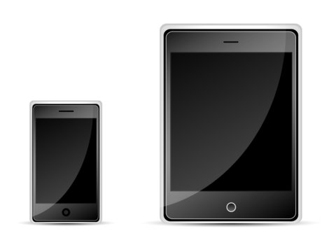 mobile phone and tablet PC