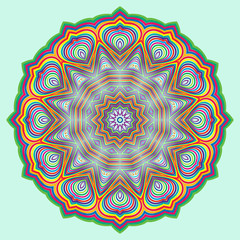 Vector Round Decorative Design Element