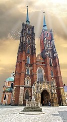 Obraz premium Wroclaw, Cathedral
