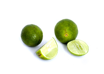 Fresh lime and slice