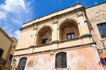 Fototapeta premium Historical palace. Tricase. Puglia. Italy.