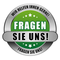 5 Star Button grün FRAGEN SIE UNS! WHIG FSU