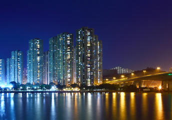Obraz na płótnie Canvas Residential building in Hong Kong