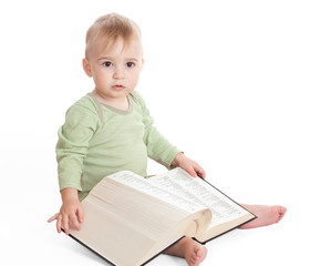 Child with a book