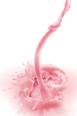 strawberry milk splash