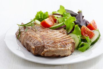 Grilled meat steak
