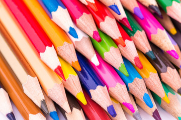 Fototapeta premium Colour pencils isolated
