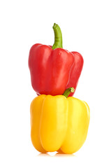 Red and yellow sweet pepper