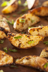 Homemade Roasted Potatoes with Parsley