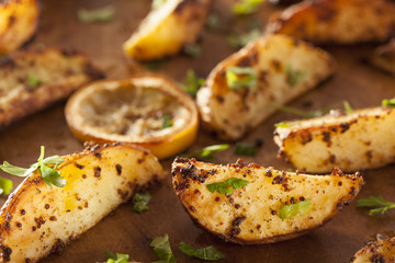 Homemade Roasted Potatoes with Parsley