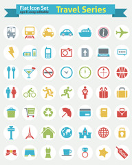 Flat Icon -- Travel Series