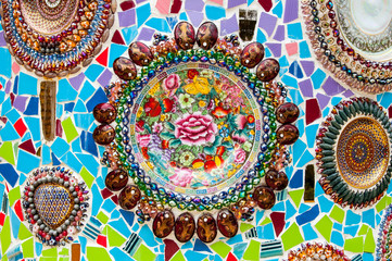 Colorful mosaic background