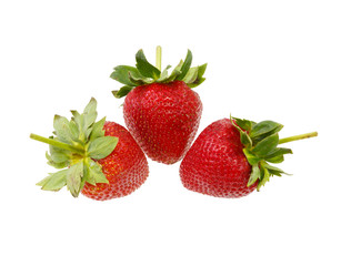 Fresh strawberry  isolated on white background