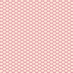 pink 3d abstract render of fluffy balls