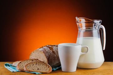 milk and bread