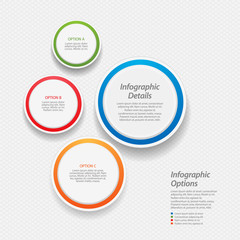 colourful infographic background