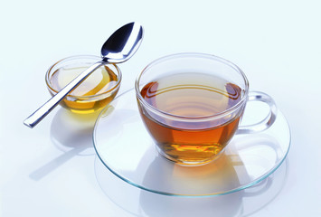 Cup of tea and honey