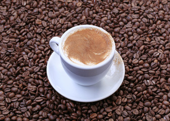 Cup of cappuccino