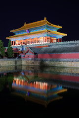 the Gate of Devine Might in Forbidden City