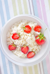 cottage with strawberry