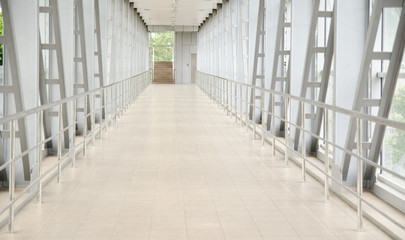 Corridor in modern business center