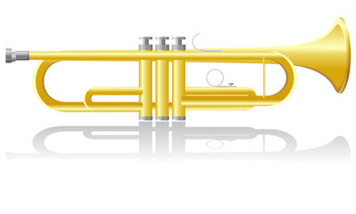 trumpet vector illustration