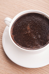 White coffee cup