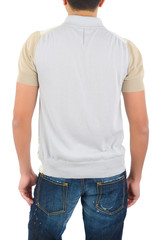 Obraz premium Man in fashion concept on white